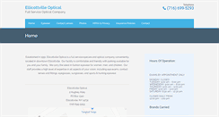 Desktop Screenshot of ellicottvilleoptical.com